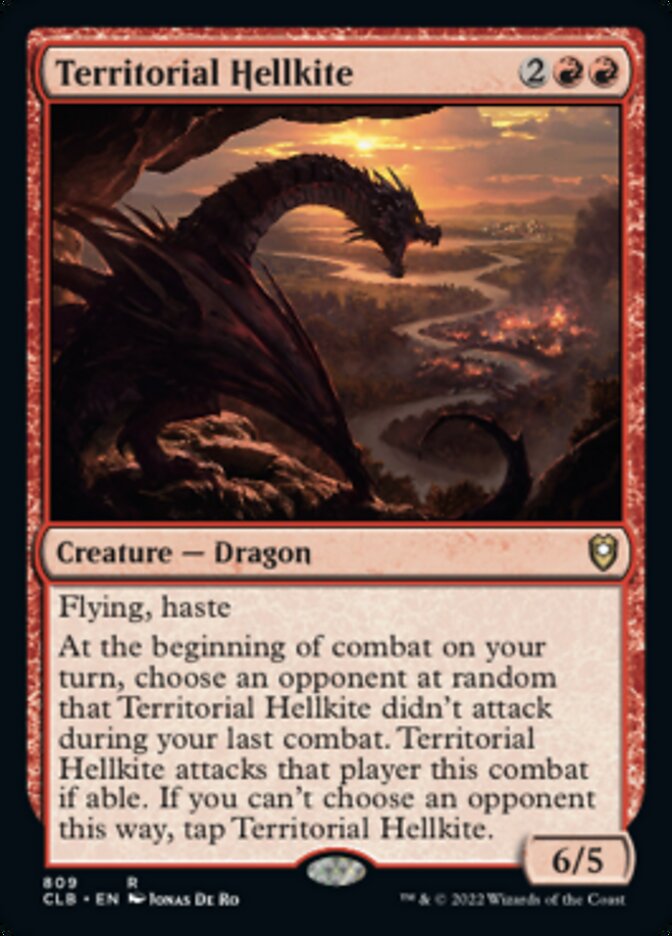 Territorial Hellkite [Commander Legends: Battle for Baldur's Gate] | Shuffle n Cut Hobbies & Games