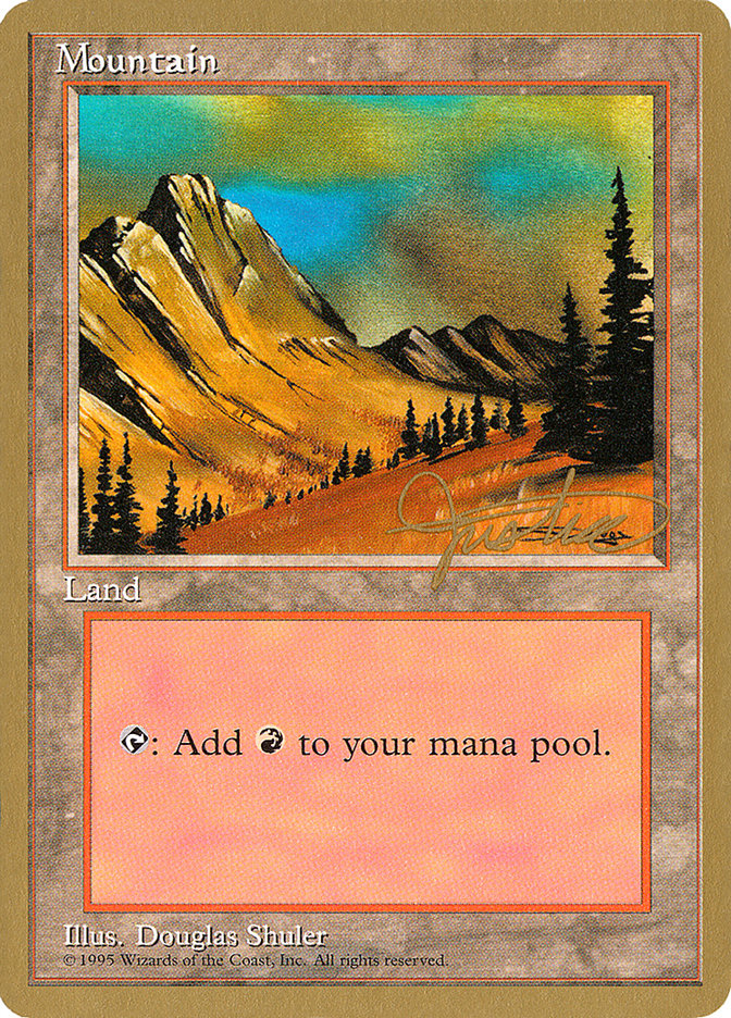 Mountain (mj375) (Mark Justice) [Pro Tour Collector Set] | Shuffle n Cut Hobbies & Games