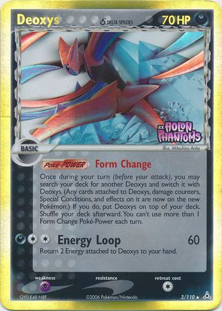 Deoxys (3/110) (Delta Species) (Stamped) [EX: Holon Phantoms] | Shuffle n Cut Hobbies & Games