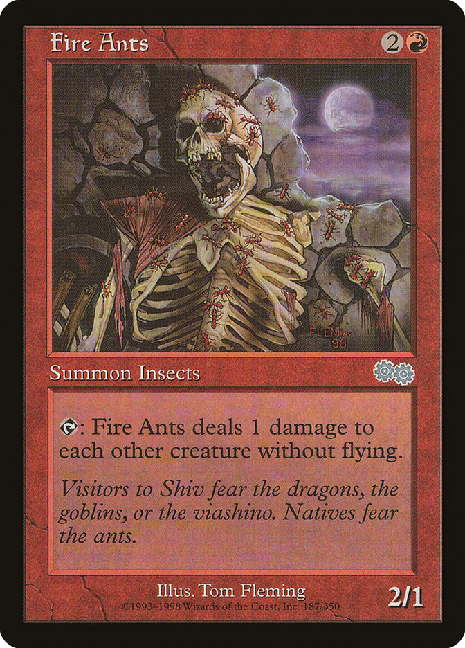 Fire Ants [Urza's Saga] | Shuffle n Cut Hobbies & Games