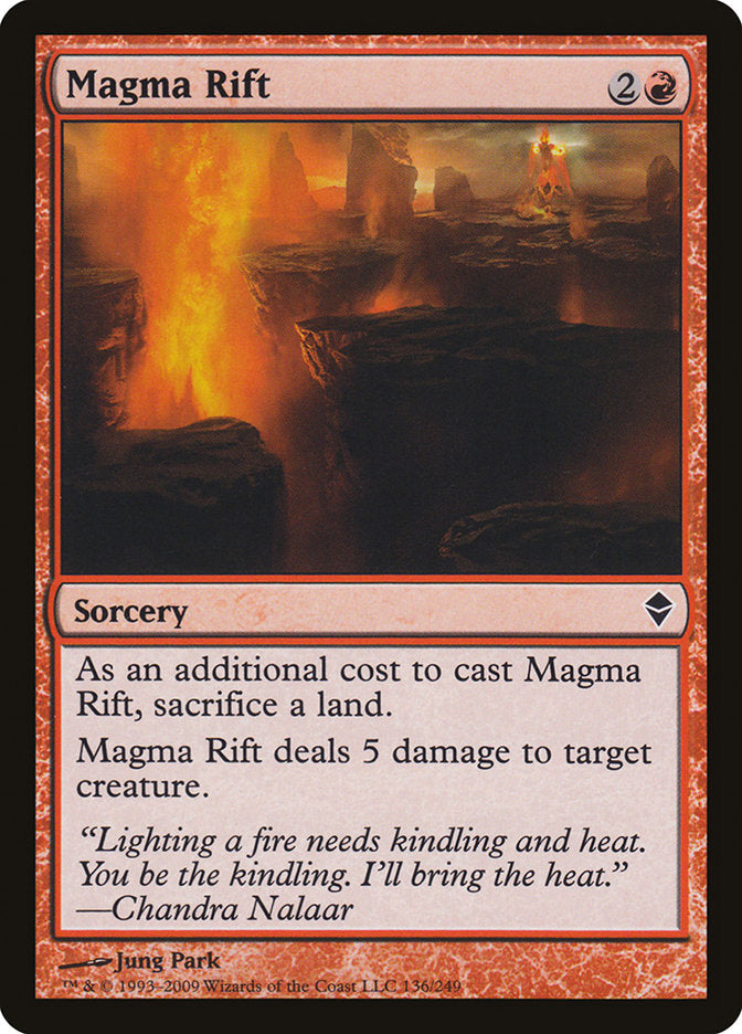 Magma Rift [Zendikar] | Shuffle n Cut Hobbies & Games