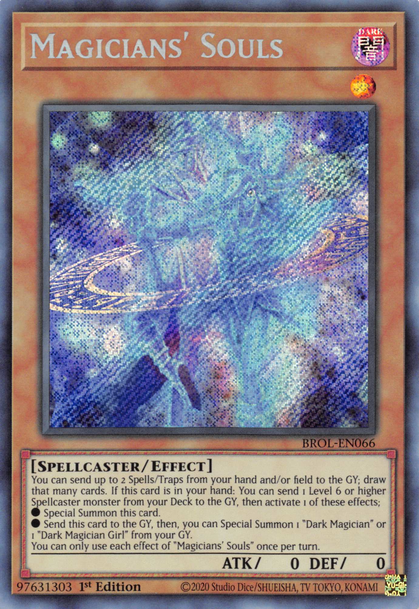 Magicians' Souls [BROL-EN066] Secret Rare | Shuffle n Cut Hobbies & Games