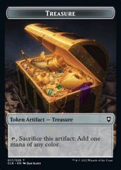 Treasure // Construct Double-Sided Token [Commander Legends: Battle for Baldur's Gate Tokens] | Shuffle n Cut Hobbies & Games