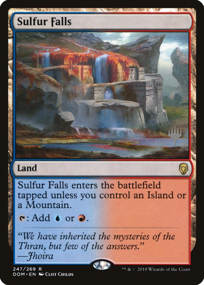 Sulfur Falls (Promo Pack) [Dominaria Promos] | Shuffle n Cut Hobbies & Games