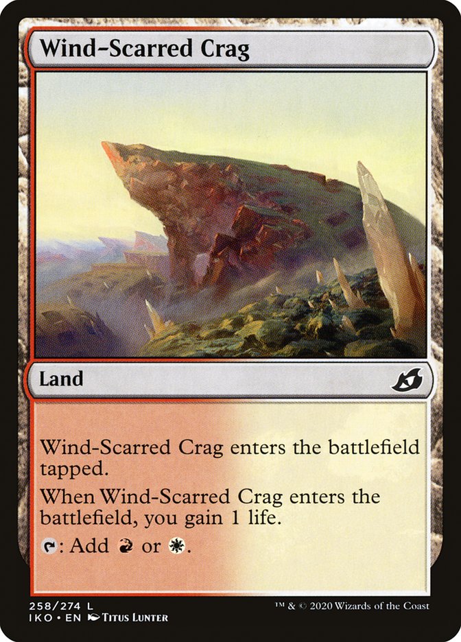 Wind-Scarred Crag [Ikoria: Lair of Behemoths] | Shuffle n Cut Hobbies & Games