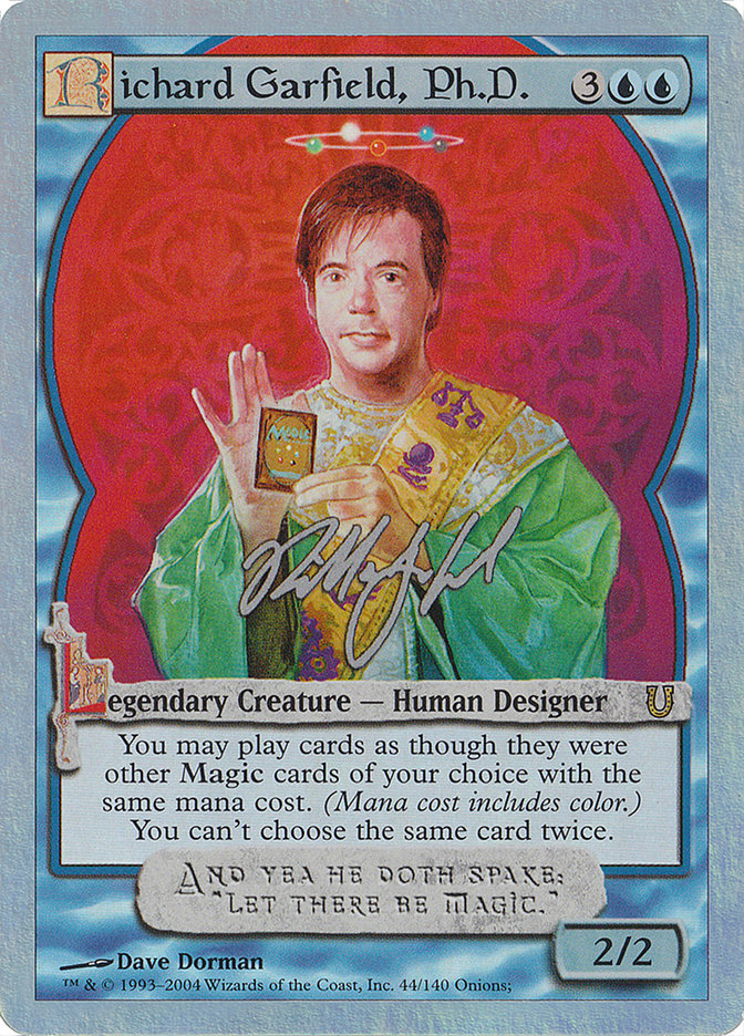 Richard Garfield, Ph.D. (Alternate Foil) [Unhinged] | Shuffle n Cut Hobbies & Games