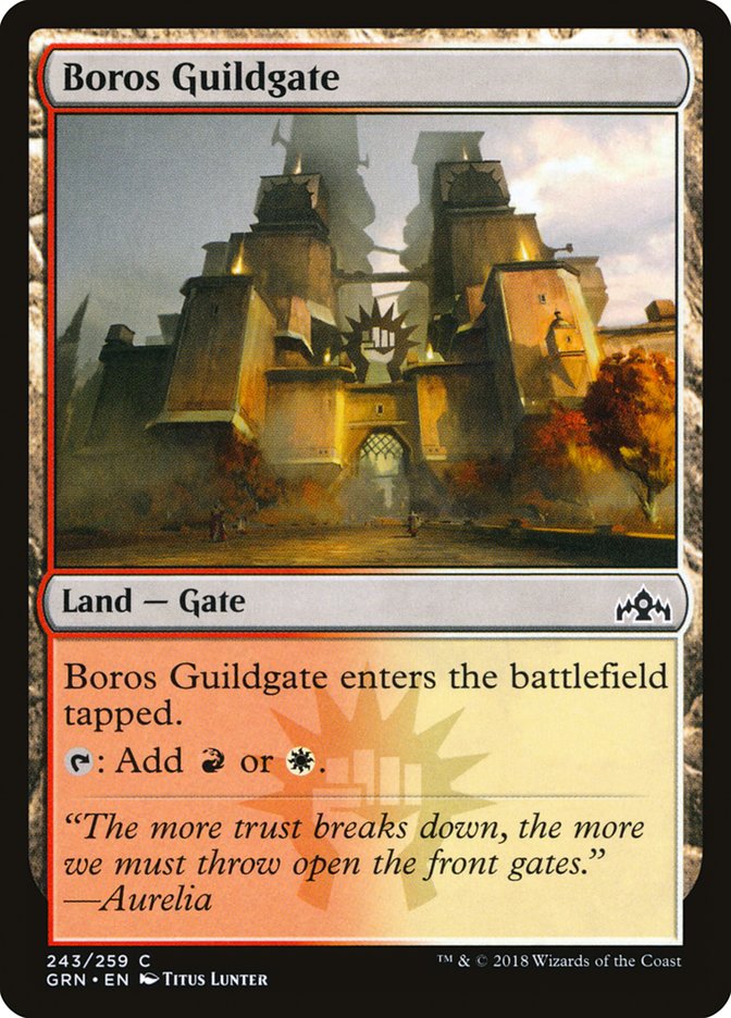 Boros Guildgate (243/259) [Guilds of Ravnica] | Shuffle n Cut Hobbies & Games