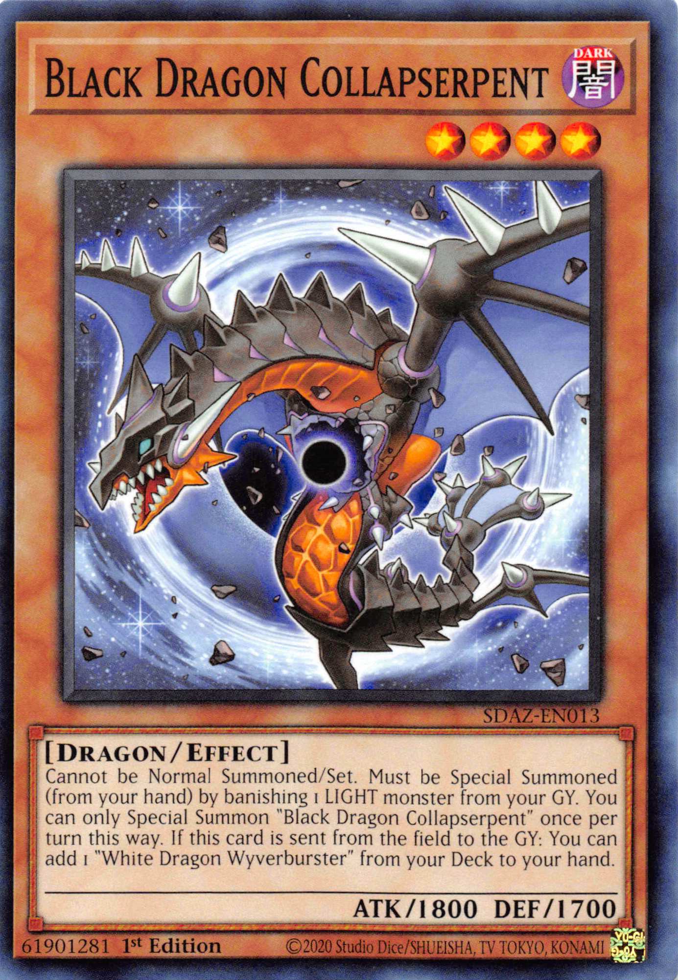 Black Dragon Collapserpent [SDAZ-EN013] Common | Shuffle n Cut Hobbies & Games
