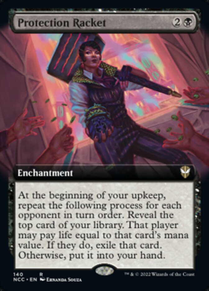 Protection Racket (Extended Art) [Streets of New Capenna Commander] | Shuffle n Cut Hobbies & Games