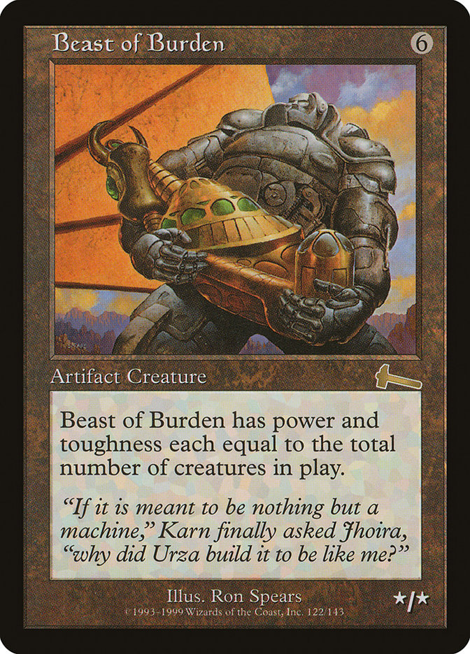 Beast of Burden [Urza's Legacy] | Shuffle n Cut Hobbies & Games