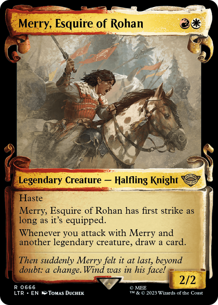 Merry, Esquire of Rohan [The Lord of the Rings: Tales of Middle-Earth Showcase Scrolls] | Shuffle n Cut Hobbies & Games