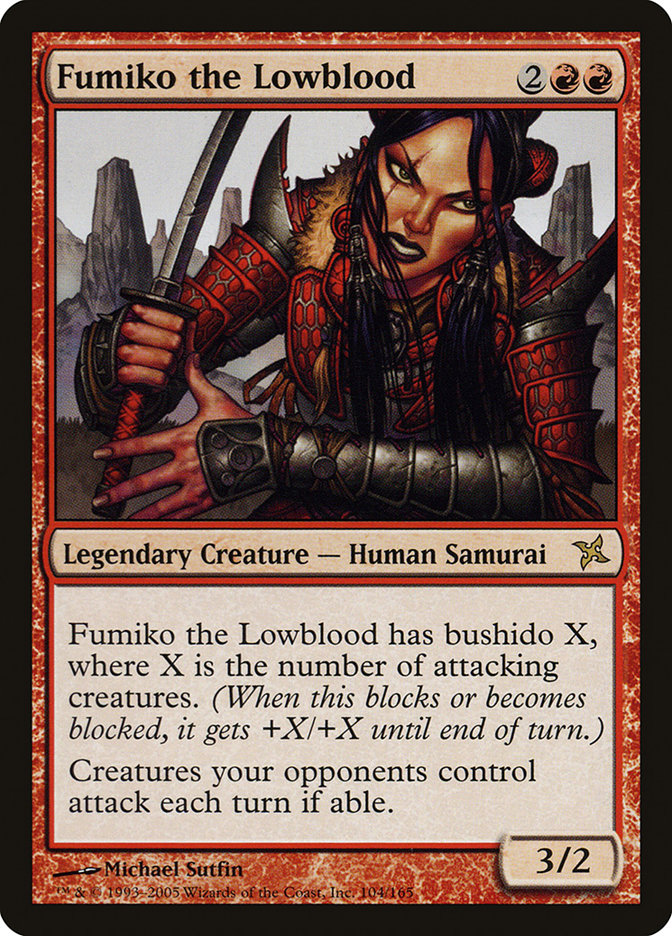 Fumiko the Lowblood [Betrayers of Kamigawa] | Shuffle n Cut Hobbies & Games