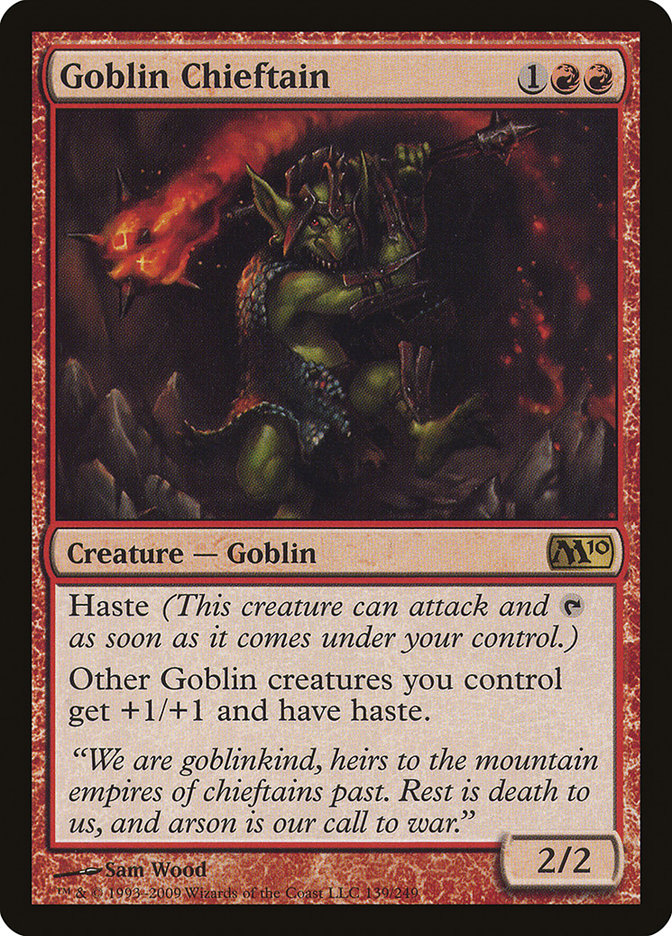 Goblin Chieftain [Magic 2010] | Shuffle n Cut Hobbies & Games
