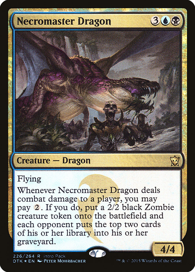 Necromaster Dragon (Intro Pack) [Dragons of Tarkir Promos] | Shuffle n Cut Hobbies & Games