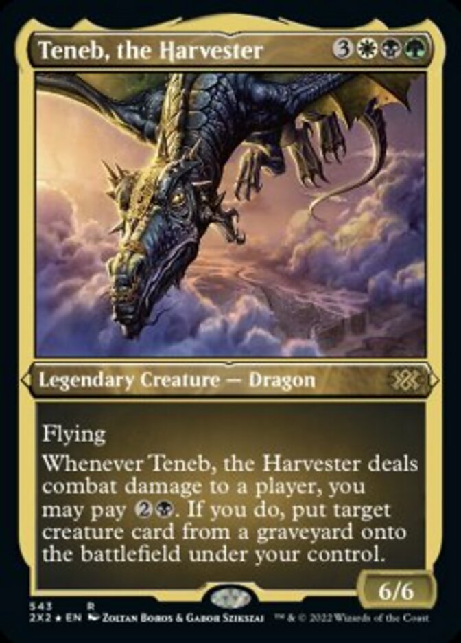 Teneb, the Harvester (Foil Etched) [Double Masters 2022] | Shuffle n Cut Hobbies & Games