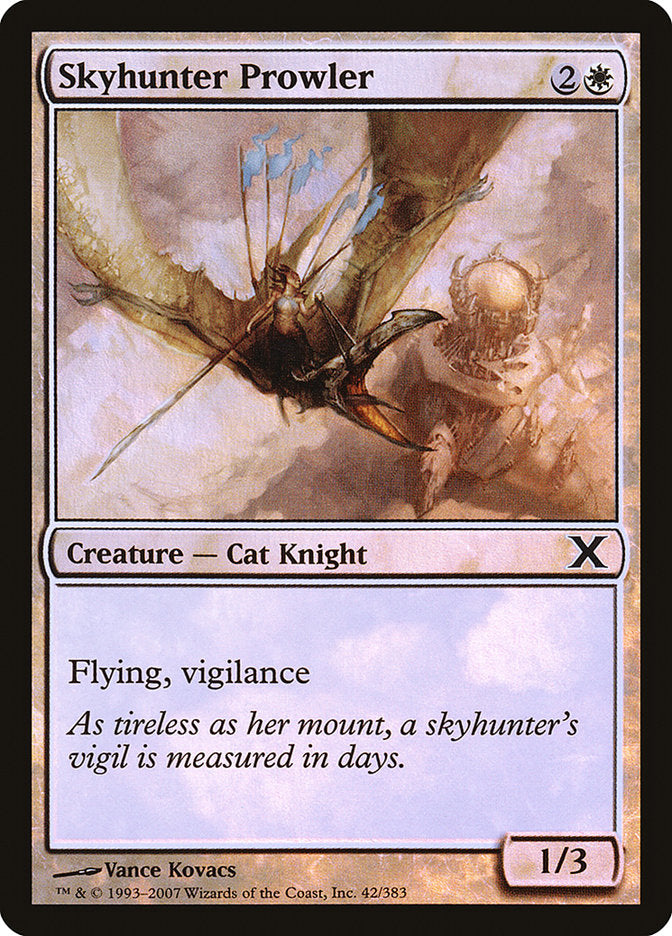 Skyhunter Prowler (Premium Foil) [Tenth Edition] | Shuffle n Cut Hobbies & Games