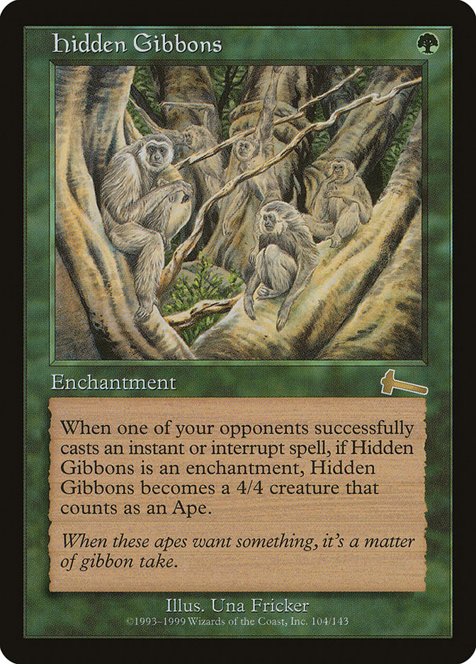 Hidden Gibbons [Urza's Legacy] | Shuffle n Cut Hobbies & Games