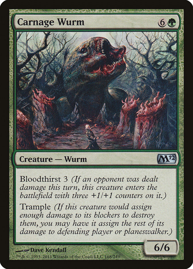 Carnage Wurm [Magic 2012] | Shuffle n Cut Hobbies & Games