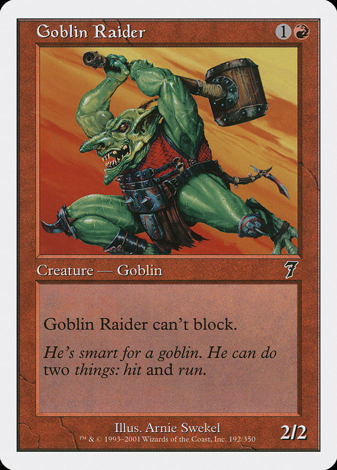 Goblin Raider [Seventh Edition] | Shuffle n Cut Hobbies & Games
