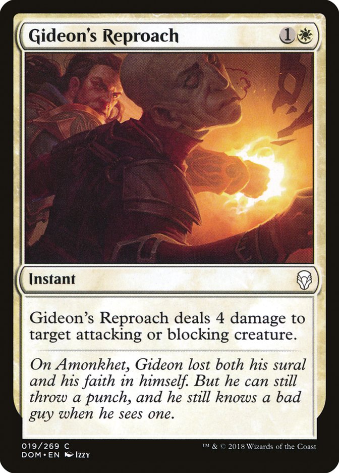 Gideon's Reproach [Dominaria] | Shuffle n Cut Hobbies & Games