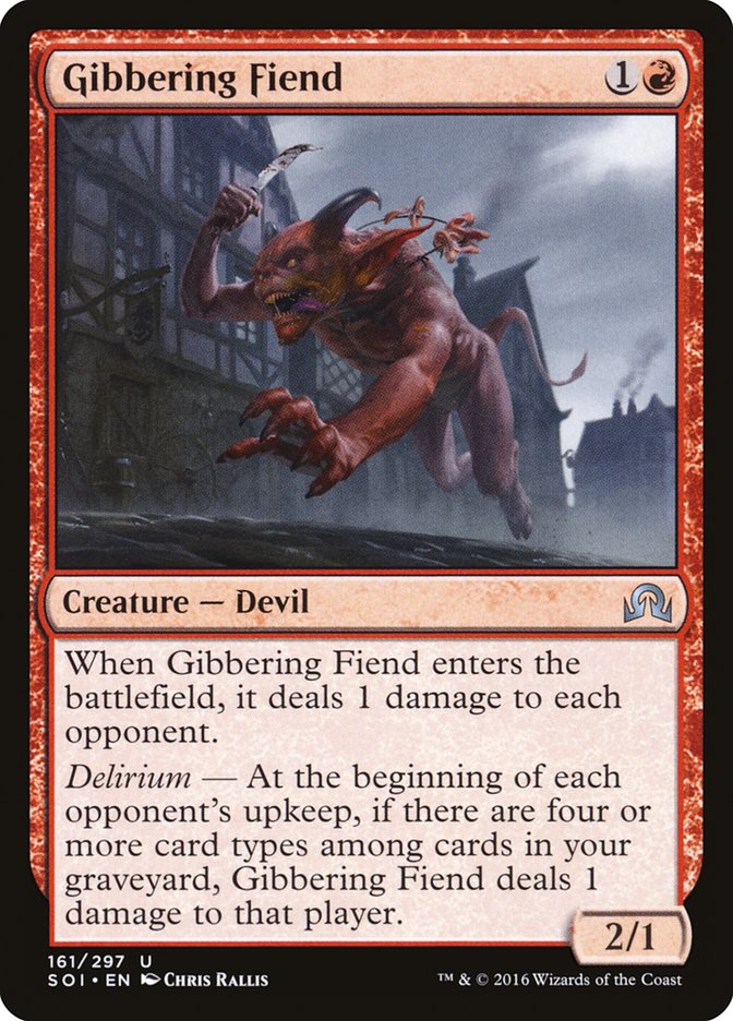 Gibbering Fiend [Shadows over Innistrad] | Shuffle n Cut Hobbies & Games