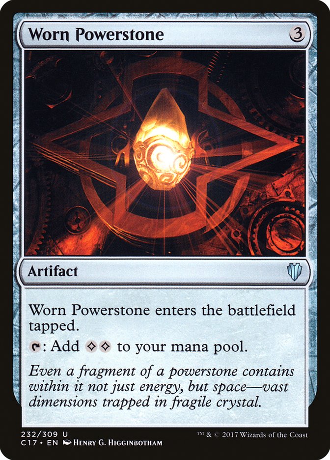 Worn Powerstone [Commander 2017] | Shuffle n Cut Hobbies & Games