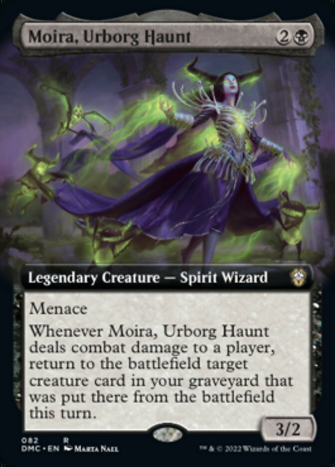 Moira, Urborg Haunt (Extended Art) [Dominaria United Commander] | Shuffle n Cut Hobbies & Games