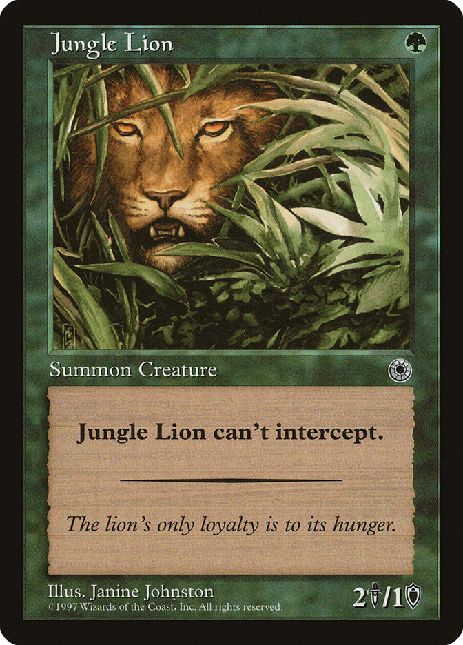 Jungle Lion [Portal] | Shuffle n Cut Hobbies & Games