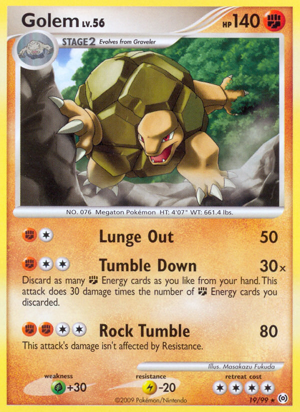 Golem (19/99) [Platinum: Arceus] | Shuffle n Cut Hobbies & Games