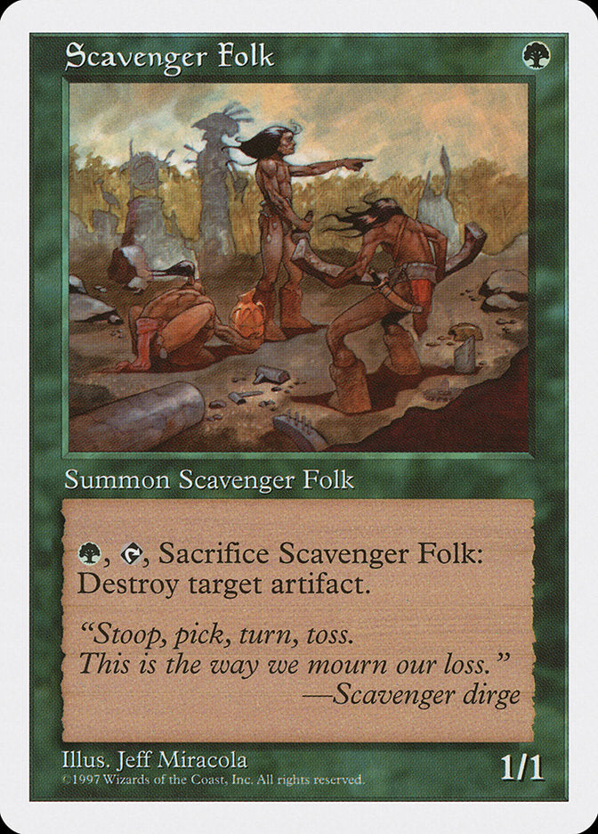 Scavenger Folk [Fifth Edition] | Shuffle n Cut Hobbies & Games