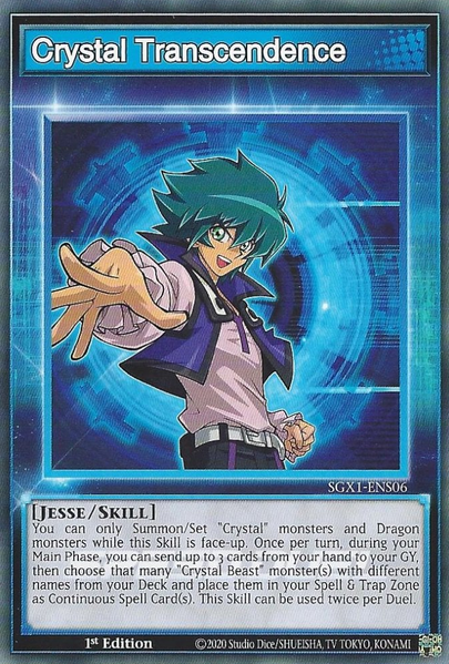 Crystal Transcendance [SGX1-ENS06] Common | Shuffle n Cut Hobbies & Games