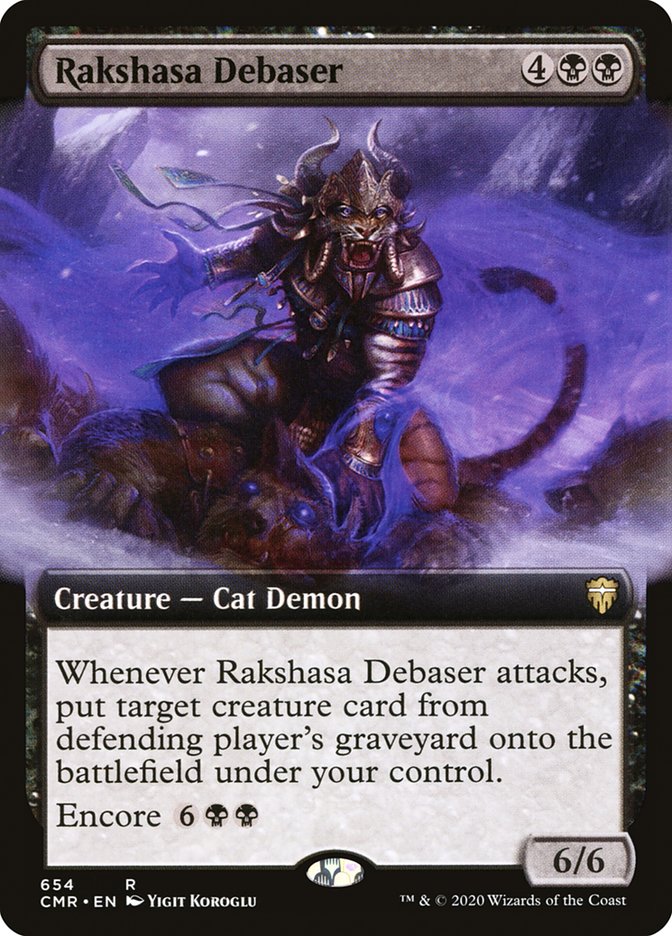 Rakshasa Debaser (Extended Art) [Commander Legends] | Shuffle n Cut Hobbies & Games
