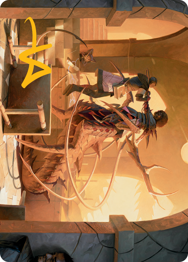 Rona, Tolarian Obliterator Art Card (Gold-Stamped Signature) [March of the Machine Art Series] | Shuffle n Cut Hobbies & Games