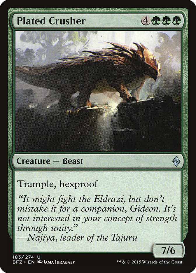Plated Crusher [Battle for Zendikar] | Shuffle n Cut Hobbies & Games
