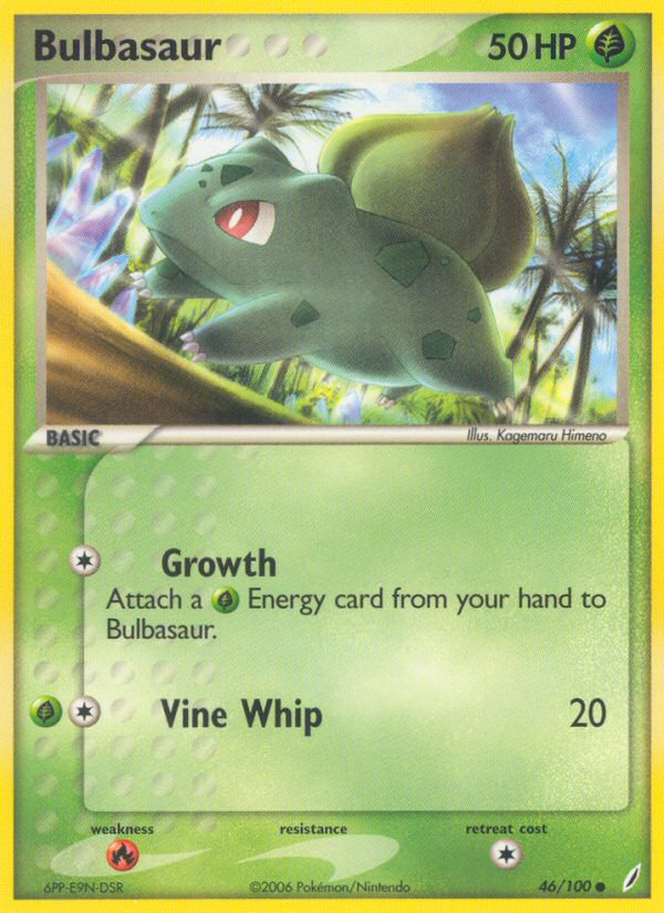 Bulbasaur (46/100) [EX: Crystal Guardians] | Shuffle n Cut Hobbies & Games