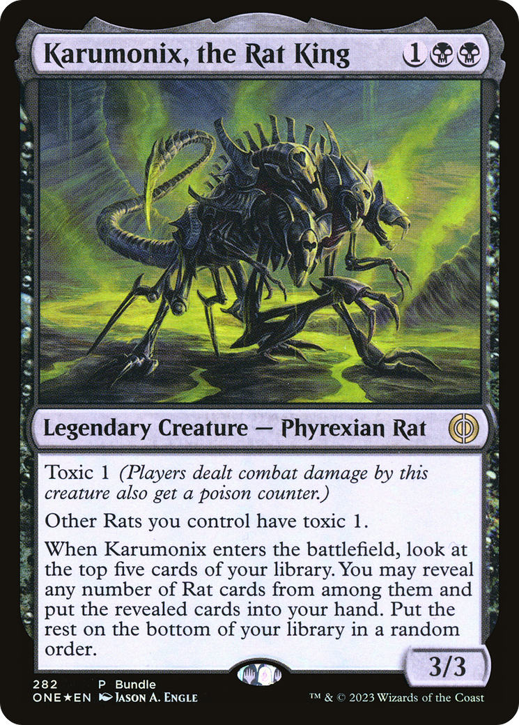 Karumonix, the Rat King (Bundle) [Phyrexia: All Will Be One] | Shuffle n Cut Hobbies & Games