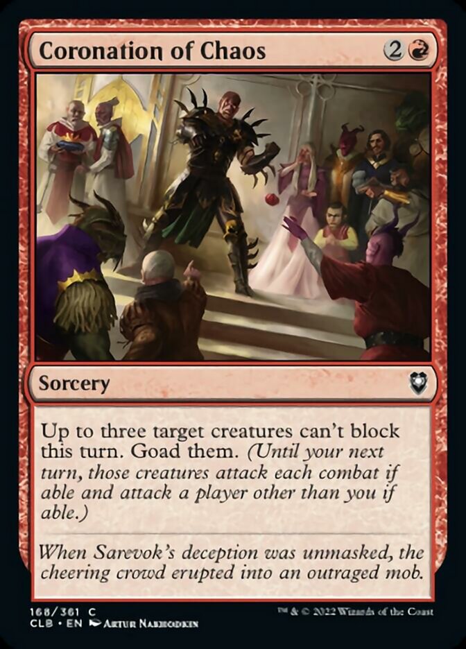 Coronation of Chaos [Commander Legends: Battle for Baldur's Gate] | Shuffle n Cut Hobbies & Games