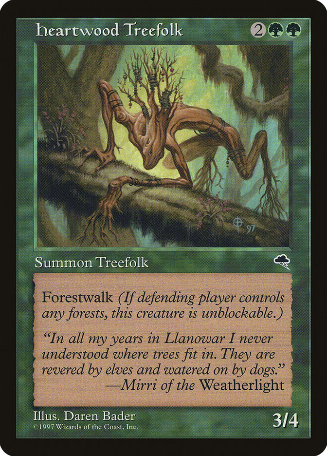 Heartwood Treefolk [Tempest] | Shuffle n Cut Hobbies & Games