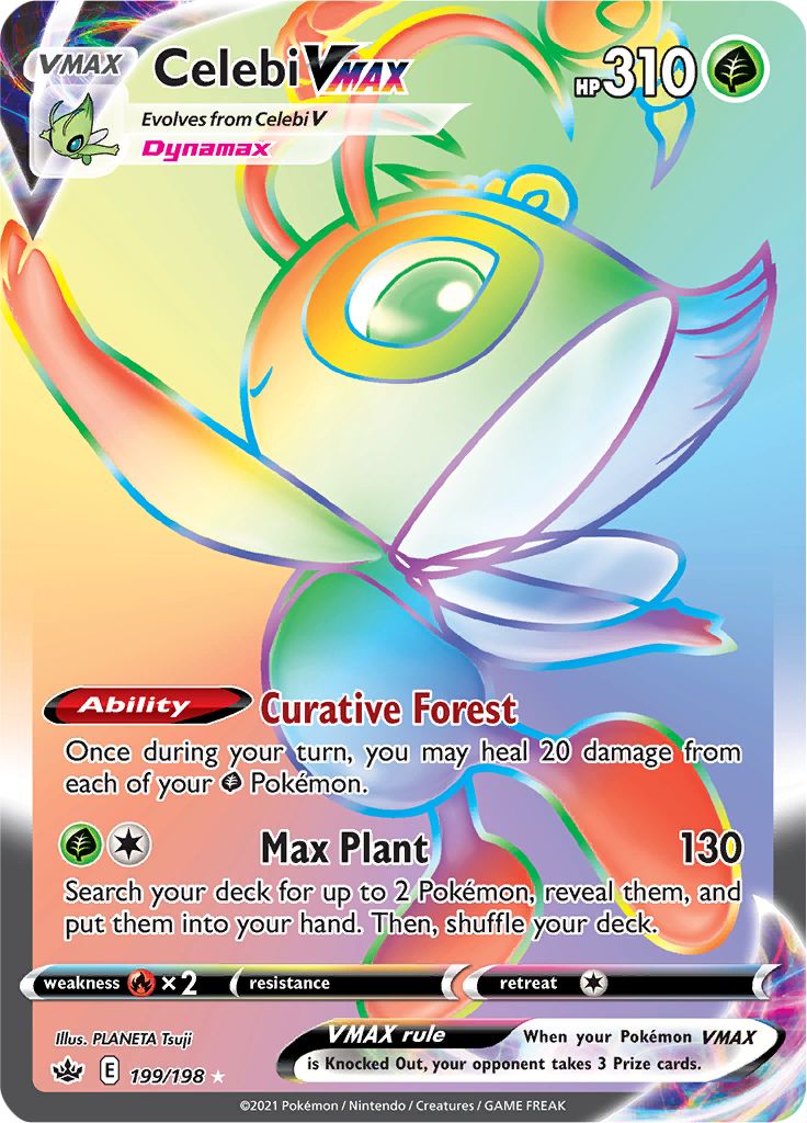 Celebi VMAX (199/198) [Sword & Shield: Chilling Reign] | Shuffle n Cut Hobbies & Games