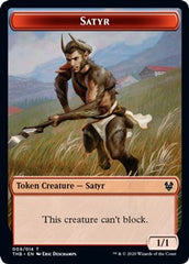 Satyr // Goblin Construct Double-Sided Token [Challenger Decks 2021 Tokens] | Shuffle n Cut Hobbies & Games