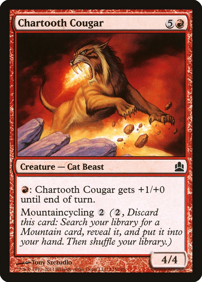 Chartooth Cougar [Commander 2011] | Shuffle n Cut Hobbies & Games