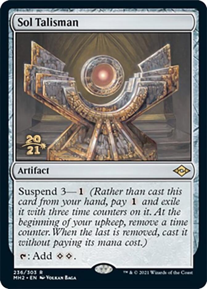 Sol Talisman [Modern Horizons 2 Prerelease Promos] | Shuffle n Cut Hobbies & Games