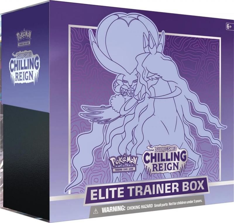 Pokemon TCG - Chilling Reign Elite Trainer Box - Purple | Shuffle n Cut Hobbies & Games