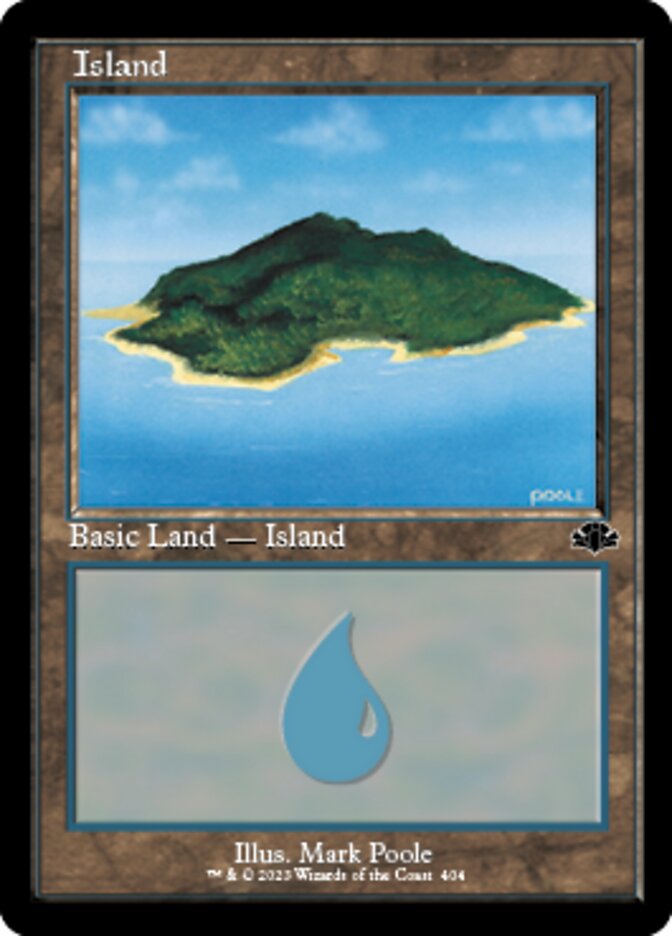 Island (404) (Retro) [Dominaria Remastered] | Shuffle n Cut Hobbies & Games