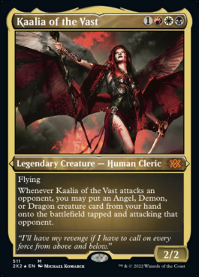 Kaalia of the Vast (Foil Etched) [Double Masters 2022] | Shuffle n Cut Hobbies & Games