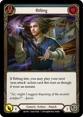 Rifting (Blue) [ARC196-C] 1st Edition Rainbow Foil | Shuffle n Cut Hobbies & Games