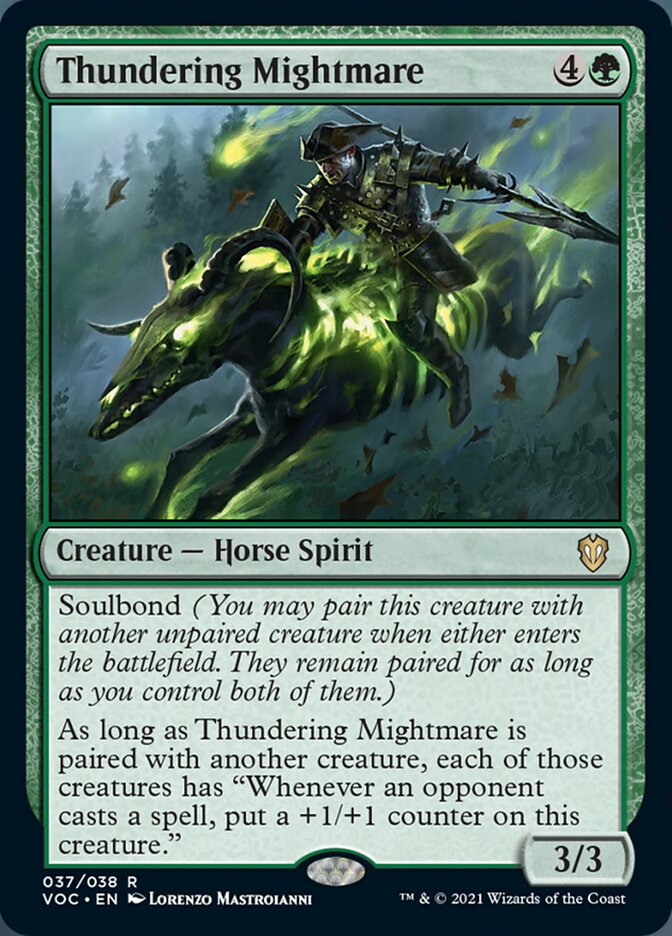 Thundering Mightmare [Innistrad: Crimson Vow Commander] | Shuffle n Cut Hobbies & Games