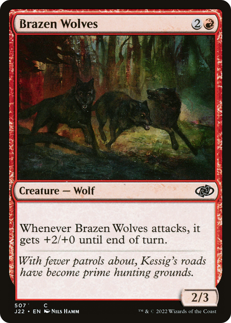 Brazen Wolves [Jumpstart 2022] | Shuffle n Cut Hobbies & Games