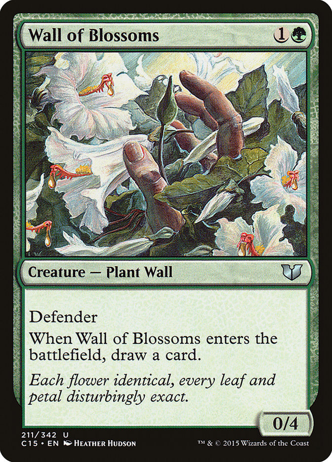 Wall of Blossoms [Commander 2015] | Shuffle n Cut Hobbies & Games