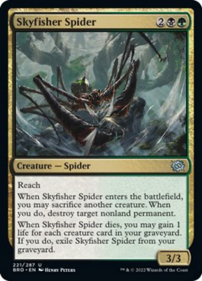 Skyfisher Spider [The Brothers' War] | Shuffle n Cut Hobbies & Games